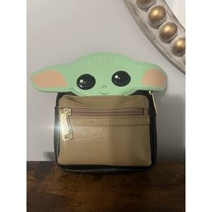 Loungefly Star Wars Grogu Baby Yoda Wristlet Zip Wallet Disney